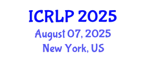 International Conference on Refugee Law and Policy (ICRLP) August 07, 2025 - New York, United States