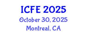 International Conference on Nutrition and Food Engineering (ICFE) October 30, 2025 - Montreal, Canada