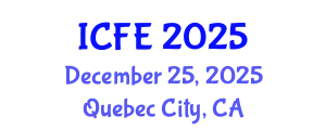 International Conference on Nutrition and Food Engineering (ICFE) December 25, 2025 - Quebec City, Canada