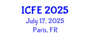 International Conference on Nutrition and Food Engineering (ICFE) July 17, 2025 - Paris, France