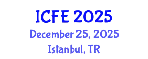 International Conference on Nutrition and Food Engineering (ICFE) December 25, 2025 - Istanbul, Turkey