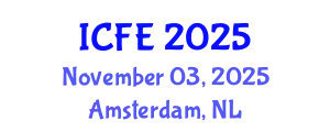 International Conference on Nutrition and Food Engineering (ICFE) November 03, 2025 - Amsterdam, Netherlands