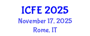 International Conference on Nutrition and Food Engineering (ICFE) November 17, 2025 - Rome, Italy