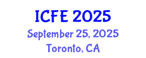 International Conference on Nutrition and Food Engineering (ICFE) September 25, 2025 - Toronto, Canada