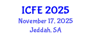 International Conference on Nutrition and Food Engineering (ICFE) November 17, 2025 - Jeddah, Saudi Arabia