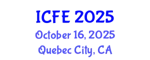 International Conference on Nutrition and Food Engineering (ICFE) October 16, 2025 - Quebec City, Canada