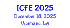 International Conference on Nutrition and Food Engineering (ICFE) December 18, 2025 - Vientiane, Laos
