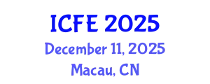 International Conference on Nutrition and Food Engineering (ICFE) December 11, 2025 - Macau, China