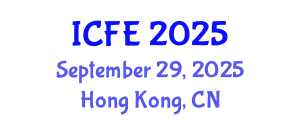 International Conference on Nutrition and Food Engineering (ICFE) September 29, 2025 - Hong Kong, China