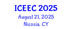 International Conference on Electrochemistry and Electroanalytical Chemistry (ICEEC) August 21, 2025 - Nicosia, Cyprus