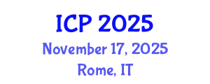 International Conference on Physiology (ICP) November 17, 2025 - Rome, Italy
