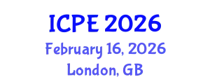 International Conference on Polymer Engineering (ICPE) February 16, 2026 - London, United Kingdom