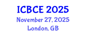 International Conference on Building and Civil Engineering (ICBCE) November 27, 2025 - London, United Kingdom