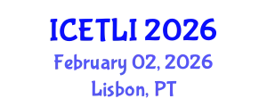 International Conference on Educational Technology and Learning Innovation (ICETLI) February 02, 2026 - Lisbon, Portugal