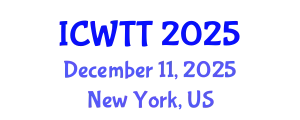 International Conference on Wastewater Treatment Technologies (ICWTT) December 11, 2025 - New York, United States