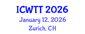 International Conference on Wastewater Treatment Technologies (ICWTT) January 12, 2026 - Zurich, Switzerland