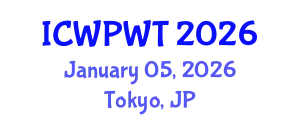 International Conference on Water Purification and Wastewater Technologies (ICWPWT) January 05, 2026 - Tokyo, Japan