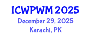 International Conference on Water Purification and Wastewater Management (ICWPWM) December 29, 2025 - Karachi, Pakistan