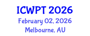 International Conference on Water Purification Technologies (ICWPT) February 02, 2026 - Melbourne, Australia