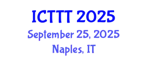 International Conference on Telecare, Telehealth and Telemedicine (ICTTT) September 25, 2025 - Naples, Italy