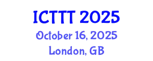 International Conference on Telecare, Telehealth and Telemedicine (ICTTT) October 16, 2025 - London, United Kingdom