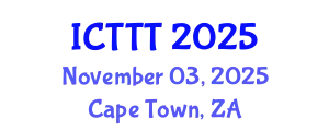 International Conference on Telecare, Telehealth and Telemedicine (ICTTT) November 03, 2025 - Cape Town, South Africa
