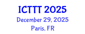 International Conference on Telecare, Telehealth and Telemedicine (ICTTT) December 29, 2025 - Paris, France