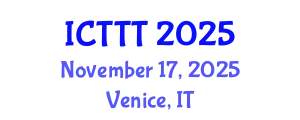 International Conference on Telecare, Telehealth and Telemedicine (ICTTT) November 17, 2025 - Venice, Italy
