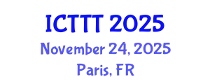 International Conference on Telecare, Telehealth and Telemedicine (ICTTT) November 24, 2025 - Paris, France
