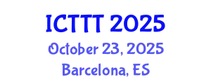 International Conference on Telecare, Telehealth and Telemedicine (ICTTT) October 23, 2025 - Barcelona, Spain