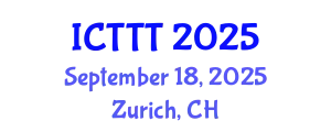 International Conference on Telecare, Telehealth and Telemedicine (ICTTT) September 18, 2025 - Zurich, Switzerland
