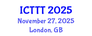 International Conference on Telecare, Telehealth and Telemedicine (ICTTT) November 27, 2025 - London, United Kingdom