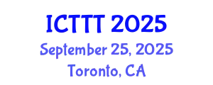 International Conference on Telecare, Telehealth and Telemedicine (ICTTT) September 25, 2025 - Toronto, Canada