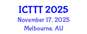 International Conference on Telecare, Telehealth and Telemedicine (ICTTT) November 17, 2025 - Melbourne, Australia