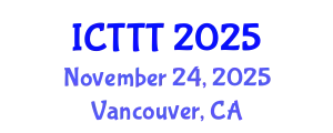 International Conference on Telecare, Telehealth and Telemedicine (ICTTT) November 24, 2025 - Vancouver, Canada