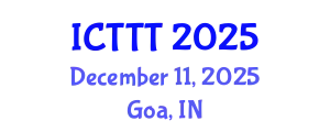 International Conference on Telecare, Telehealth and Telemedicine (ICTTT) December 11, 2025 - Goa, India