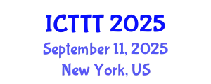 International Conference on Telecare, Telehealth and Telemedicine (ICTTT) September 11, 2025 - New York, United States