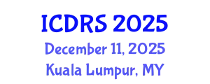 International Conference on Disability and Rehabilitation Sciences (ICDRS) December 11, 2025 - Kuala Lumpur, Malaysia