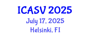 International Conference on Animal Sciences and Veterinary (ICASV) July 17, 2025 - Helsinki, Finland