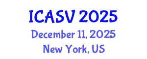 International Conference on Animal Sciences and Veterinary (ICASV) December 11, 2025 - New York, United States