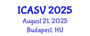International Conference on Animal Sciences and Veterinary (ICASV) August 21, 2025 - Budapest, Hungary