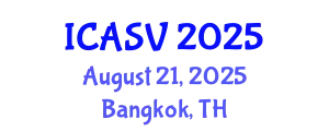International Conference on Animal Sciences and Veterinary (ICASV) August 21, 2025 - Bangkok, Thailand