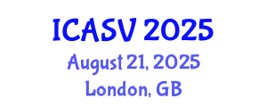 International Conference on Animal Sciences and Veterinary (ICASV) August 21, 2025 - London, United Kingdom