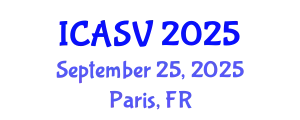 International Conference on Animal Sciences and Veterinary (ICASV) September 25, 2025 - Paris, France