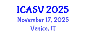 International Conference on Animal Sciences and Veterinary (ICASV) November 17, 2025 - Venice, Italy