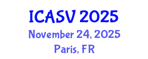 International Conference on Animal Sciences and Veterinary (ICASV) November 24, 2025 - Paris, France