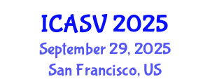 International Conference on Animal Sciences and Veterinary (ICASV) September 29, 2025 - San Francisco, United States