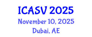 International Conference on Animal Sciences and Veterinary (ICASV) November 10, 2025 - Dubai, United Arab Emirates