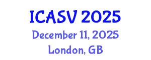 International Conference on Animal Sciences and Veterinary (ICASV) December 11, 2025 - London, United Kingdom