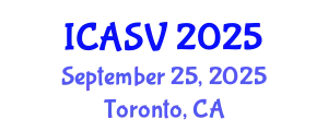 International Conference on Animal Sciences and Veterinary (ICASV) September 25, 2025 - Toronto, Canada